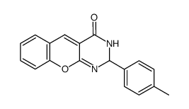 2-p-Tolyl-2,3-dihydro-9-oxa-1,3-diaza-anthracen-4-one结构式