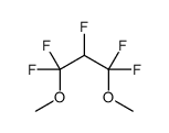 1,1,2,3,3-pentafluoro-1,3-dimethoxypropane结构式