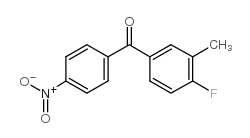 4-FLUORO-3-METHYL-4'-NITROBENZOPHENONE结构式