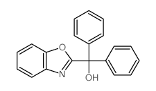 2-Benzoxazolemethanol, a,a-diphenyl-结构式