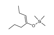 (E)-(1-propyl)-1-butenyl trimethylsilyl ether结构式