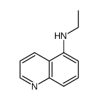 5-Quinolinamine,N-ethyl-(9CI) structure