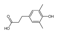 3-(3,5-二甲基-4-羟基苯基)丙酸结构式