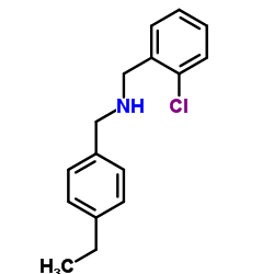1-(2-Chlorophenyl)-N-(4-ethylbenzyl)methanamine Structure