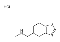4,5,6,7-Tetrahydro-N-methyl-5-benzothiazolemethanamine hydrochloride Structure
