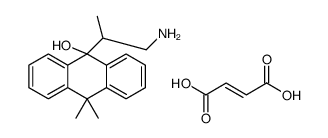 2-(9-hydroxy-10,10-dimethylanthracen-9-yl)propylazanium,(Z)-4-hydroxy-4-oxobut-2-enoate Structure