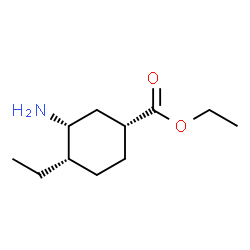 Cyclohexanecarboxylic acid, 3-amino-4-ethyl-, ethyl ester, (1alpha,3alpha,4alpha)- (9CI) Structure