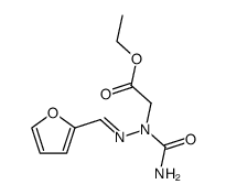 3-furfurylidenamino-hydantoic acid ethyl ester结构式