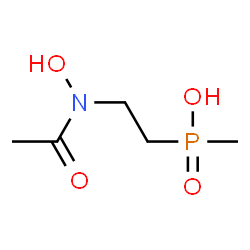 Phosphinic acid,[2-(acetylhydroxyamino)ethyl]methyl- (9CI)结构式