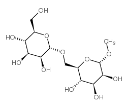 甲基6-O-(aD-甘露糖吡喃糖基)-aD-甘露糖吡喃糖苷结构式
