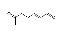 trans-2-octene-2,7-dione Structure
