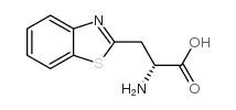 2-Benzothiazolepropanoicacid,alpha-amino-,(R)-(9CI) structure