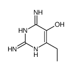 2,4-diamino-6-ethylpyrimidin-5-ol Structure