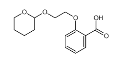 2-[2-(oxan-2-yloxy)ethoxy]benzoic acid结构式