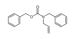 benzyl(prop-2-enyl)carbamic acid benzyl ester Structure