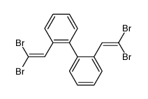2,2'-bis(2,2-dibromoethenyl)biphenyl Structure