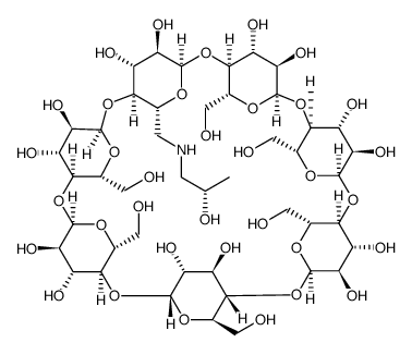 β-Cyclodextrin, 6A-deoxy-6A-[[(2S)-2-hydroxypropyl]amino] picture