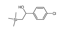 1-(4-chlorophenyl)-2-(trimethylsilyl)ethanol Structure