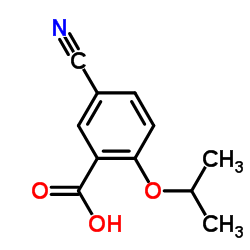 5-Cyano-2-isopropoxybenzoic acid Structure