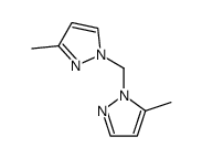 5-methyl-1-((3-methyl-1H-pyrazol-1-yl)methyl)-1H-pyrazole结构式