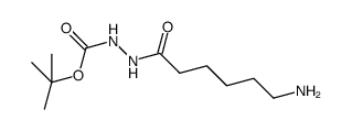 BocNHNHCO(CH2)5NH2结构式