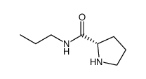 N-丙基-(2s)-(9ci)-2-吡咯烷羧酰胺结构式
