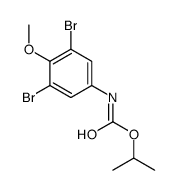 propan-2-yl N-(3,5-dibromo-4-methoxyphenyl)carbamate Structure