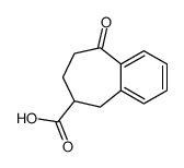 6,7,8,9-Tetrahydro-9-oxo-5H-benzocycloheptene-6-carboxylic acid结构式