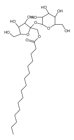 [(2S,3S,4S,5R)-3,4-dihydroxy-5-(hydroxymethyl)-2-[(2R,3R,4S,5S,6R)-3,4,5-trihydroxy-6-(hydroxymethyl)oxan-2-yl]oxyoxolan-2-yl]methyl hexadecanoate结构式