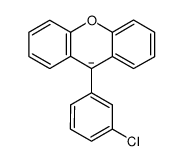 9-(m-chlorophenyl)xanthene anion Structure