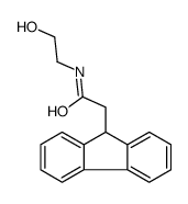 2-(9H-fluoren-9-yl)-N-(2-hydroxyethyl)acetamide Structure