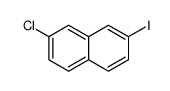 2-chloro-7-iodonaphthalene结构式