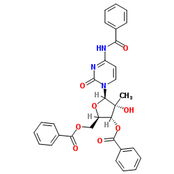 N-Benzoyl-3',5'-di-O-benzoyl-2'-C-methylcytidine图片
