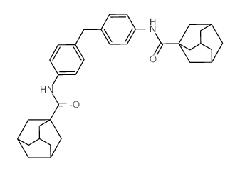 Tricyclo[3.3.1.13,7]decane-1-carboxamide,N,N'-(methylenedi-4,1-phenylene)bis- (9CI) structure