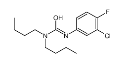 1,1-dibutyl-3-(3-chloro-4-fluorophenyl)urea Structure
