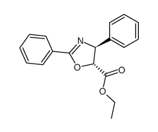 ethyl (4S,5R)-2,4-diphenyl-4,5-dihydrooxazole-5-carboxylate Structure