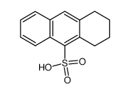 1,2,3,4-tetrahydro-anthracene-9-sulfonic acid Structure