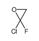 2-chloro-2-fluorooxirane Structure