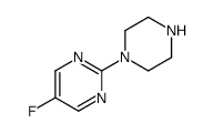 Pyrimidine, 5-fluoro-2-(1-piperazinyl)- (9CI) Structure