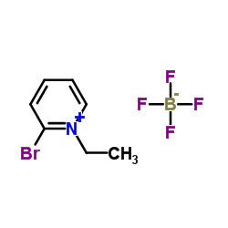 2-溴-1-乙基吡啶四氟硼酸盐结构式