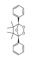 (1R,4S)-5,5,6,6-tetramethyl-1,4-diphenyl-2,3,7-trioxabicyclo[2.2.1]heptane Structure