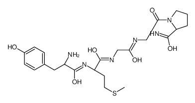 (2S)-1-[2-[[2-[[(2R)-2-[[(2S)-2-amino-3-(4-hydroxyphenyl)propanoyl]amino]-4-methylsulfanylbutanoyl]amino]acetyl]amino]acetyl]pyrrolidine-2-carboxamide Structure