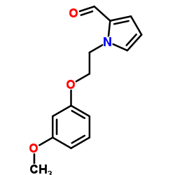 1-[2-(3-METHOXY-PHENOXY)-ETHYL]-1H-PYRROLE-2-CARBALDEHYDE Structure