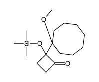 2-(1-methoxycyclooctyl)-2-trimethylsilyloxycyclobutan-1-one Structure