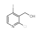 2-氯-3-羟甲基-4-碘吡啶结构式