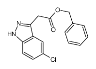 benzyl 2-(5-chloro-2H-indazol-3-yl)acetate结构式