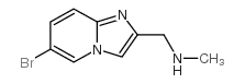(6-BROMO-IMIDAZO[1,2-A]PYRIDIN-2-YLMETHYL)-METHYL-AMINE Structure