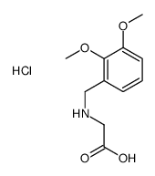 2-[(2,3-dimethoxyphenyl)methylamino]acetic acid,hydrochloride Structure