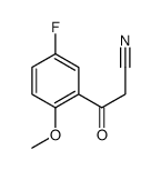 2-cyano-1-(5-fluoro-2-methoxy-phenyl)-ethanone picture