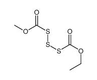 methyl (ethoxycarbonyltrisulfanyl)formate Structure